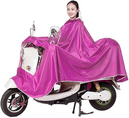 Liyinguk Hohe Qualitat Poncho Regen Maxi Regenjacke Mit Kapuze Transparent Moto Cape Schutz Wasserdicht Winddicht Leicht Zusammenklappbar Unisex Erwachsene Fur 2 Personen Motorrad Bike Scooter Xxxx Large Pink Amazon De Sport Freizeit