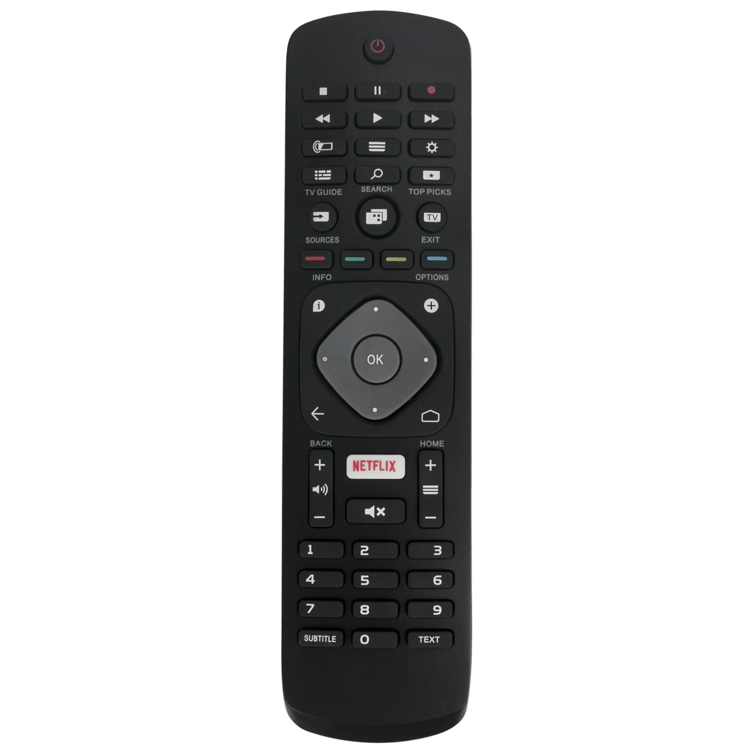 VINABTY 996596001555 YKF406-001 Remote fit for Philips 32PFH5501 49PFH5501 55PUS6401 40PUT6400 50put6400 55put6400 32pft5500 40pft5500 55pft5500 48pft5500 40pft6510 50pft6510 5501 series 6501 series