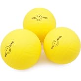 Aolowewin Spike Replacement Balls, Deep Grooves Soft Rubber Balls | Volleyball and Tennis Training Ball, Lawn Beach and Water Pool Recreation Ball, Works for All Roundnet Game Sets