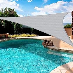 Garden expert 8'x8'x8' Sun Shade Sail Triangle