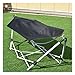 Black Portable Folding Hammock Beach Lounge Camping Bed Steel Frame Stand w/ Bag – 264lbs Capacitythumb 2
