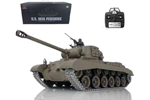 TOUCAN RC HOBBY US in Stock Henglong 1/16 Scale 7.0 Upgraded M26 Pershing RTR RC Tank 3838 Metal Tracks BB Airsoft That Shooting BB Bullets