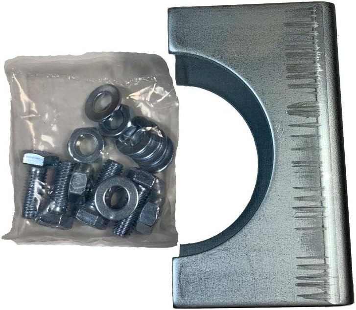 Ghost Controls AX3R Round Post Adapter Brackets to Adapt to 3 inch Round Steel Posts for Automatic Gate Opener Systems