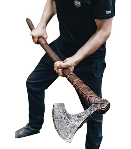 Amazon.com: Oldz Craftz -Two Handed Large Berserker Axe, Large