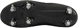 Canterbury Phoenix Raze Junior Soft Ground Rugby Boots Black White 4 view 5