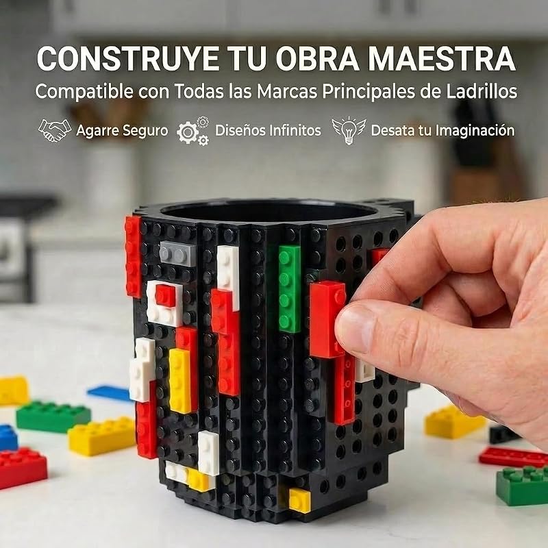 ® Taza Bloques de Construcción 350 ml - DIY Brick