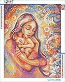 KOTART 5D Diamond Painting Art Kit – 16x20” A Mother's Love Motherhood Board Design with Baby DIY Full Round Drill Gem Jewel Rhinestone Embroidery Set, Craft Supplies Pack for Adults