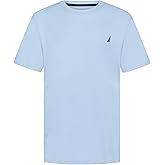 Nautica Boys Short Sleeve Solid Crew Neck T-Shirt, Soft, Comfortable, Relaxed Fit