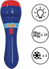 Lexibook SEGA Sonic The Hedgehog Stories Projector Torch Light 24 Images view 2