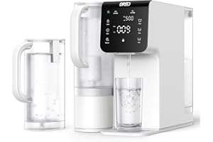 DREO Reverse Osmosis Water Filter Countertop, 7-Stage RO Water Filtration System, 2 Water Pure Pitchers design, Installation-