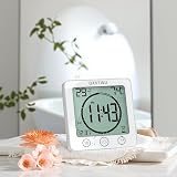 GXSTWU Digital Bathroom Shower Clock Timer Alarm Waterproof Thermometer view 4