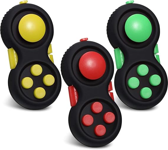 3 Pieces Fidget Pad Fidget Controller Pad Fidget Game Pad Fidget Focus