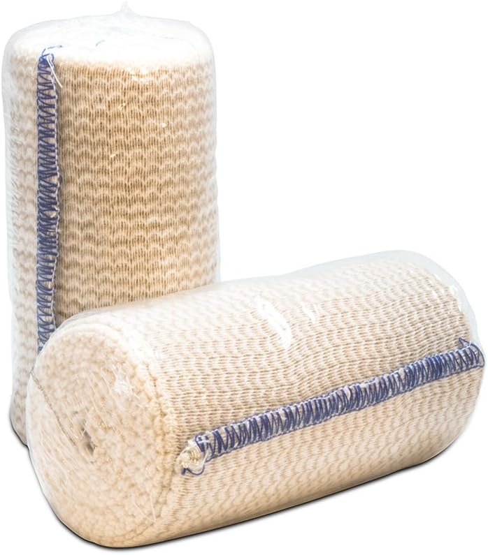 Elastic Bandage, Latex Free, Self Closure, 4"X 5 Yds. Stretched, 4/Pack