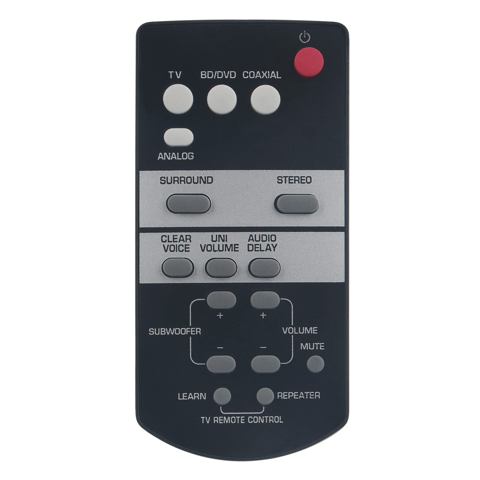 VINABTY FSR68 ZJ78800 Replacement Remote Control Compatible with YAMAHA Soundbar YAS93 YAS103 YAS-93 YAS-103