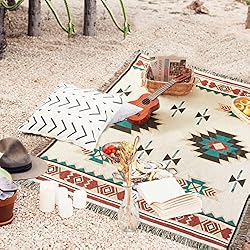 Touchat Native American Blanket Boho Throw Blanket