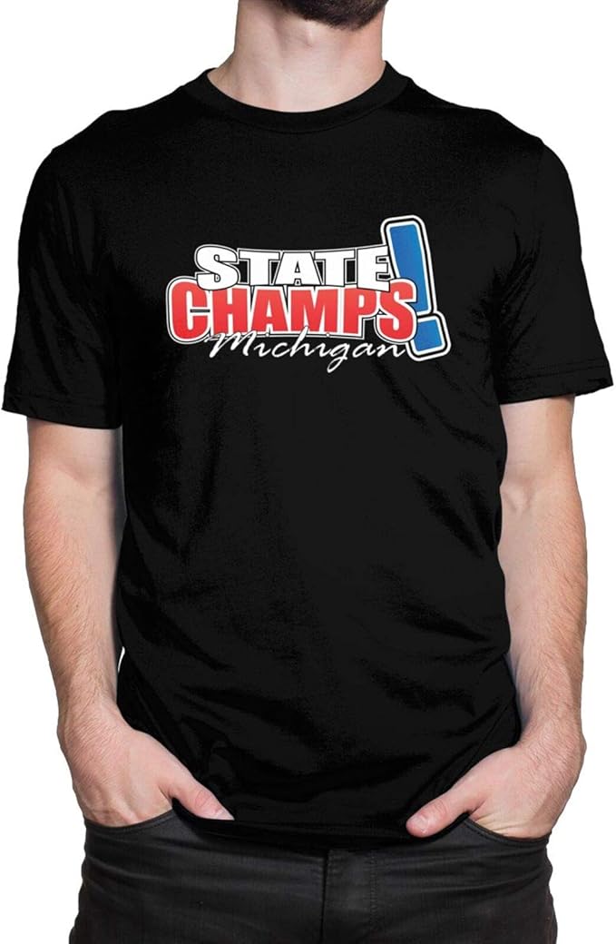 State Champs Men's Graphic DIY Gift TShirt Black XL Clothing