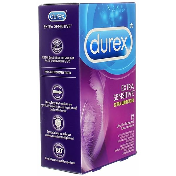 DUREX EXTRA SENSITIVE CONDOMS – 12 EA, 4 PACK