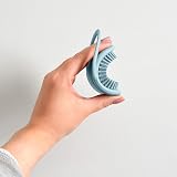 Shnuggle Baby Bath Brush Soft Silicone Scalp Cradle Cap Brush Blue view 4