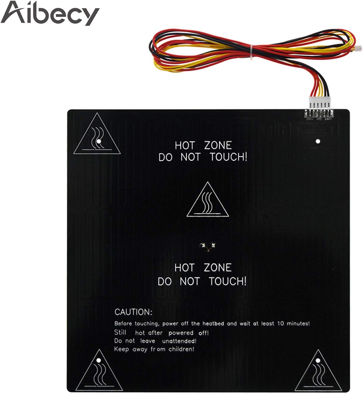Amazon Com Aibecy 24v 3d Printer Hotbed Mk3 Heating Platform Hotbed Aluminum Plate 2352353mm With 90cm Wire Compatible With Ender 3 Ender 3 Pro Bluer 3d Printer Office Products