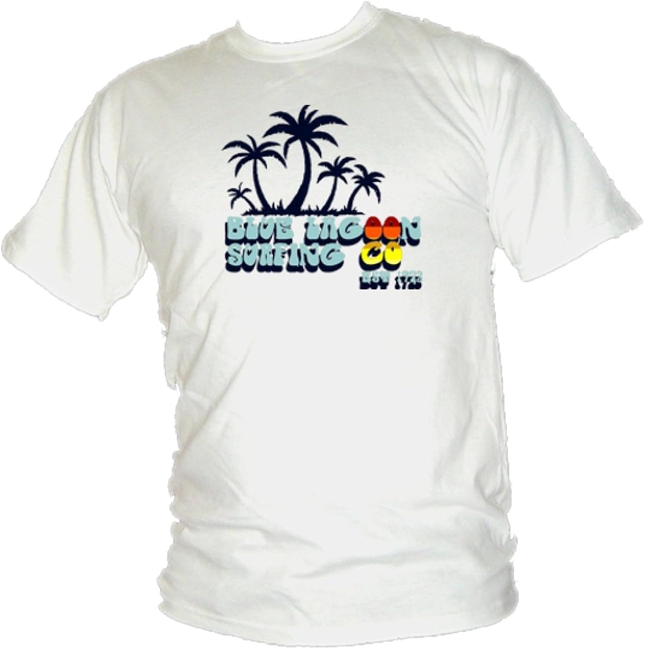 Retro Blue Lagoon Vintage Surf Club 1973 Classic Mens Beach TShirt