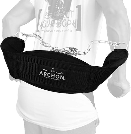 ARCHON Dip Belt 44 inch Chain for Weighted Dips Pull