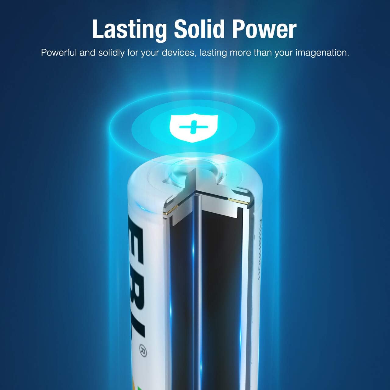 EBL AA Rechargeable Batteries 2800mAh Ready2Charge Quality AA Batteries - 16 Counts: Electronics