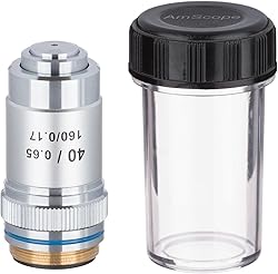 AmScope A40X 40X (Spring) Achromatic Microscope
