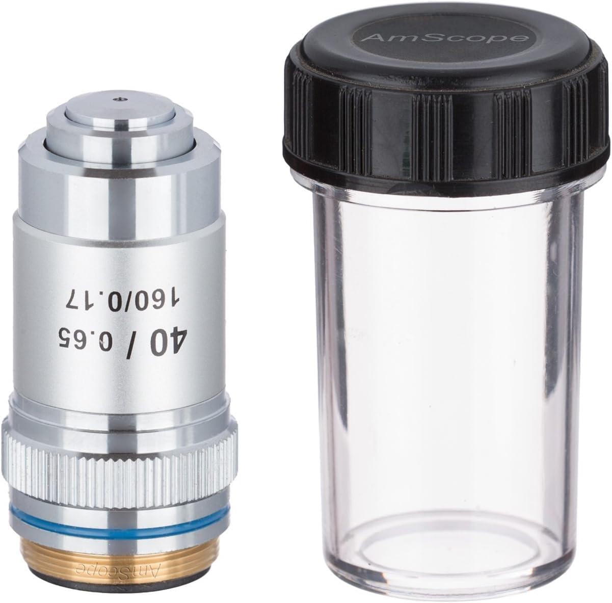 AmScope A40X 40X (Spring) Achromatic Microscope