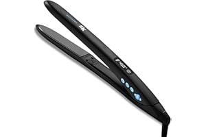 Bio Ionic 10X Styling Iron, Hair Straightener with 1" Sonic Vibrating Plates, Flat Iron with Ion Generating Mineral Complex, Versatile Syler for Wavy & Straight Hairstyles, 2025 Newer Version