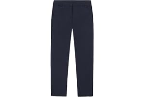 IZOD Girls' School Uniform Twill Skinny Pants, Made with Stretch Performance Material, Wrinkle & Fade Resistant