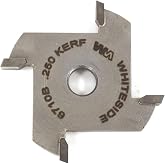 Whiteside 6710B Slotting Cutter: 1-7/8 Inch Cutting Diameter, 5/16 Inch Bore, 1/4 Inch Kerf, 4 Wings