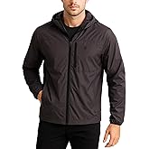 Spyder Mens Windbreaker Jacket - Lightweight Insulated Water-Resistant Active Zip Up Hooded Windbreaker Jackets for Men