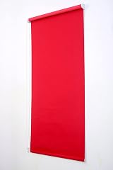 Funky Gadgets Red Blackout Roller Blind 120x210 Easy Fit Child Safe