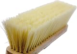 Newman and Cole 12 Inch Wooden Broom Head with Soft Synthetic Bristles view 4