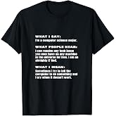 Funny Computer Science Major Joke Sayings Quote Phrase Meme T-Shirt