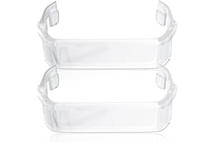 PartsBroz Door Bin 240351602 (2-Pack) for Frigidaire Freezer Shelf Replacement, Kenmore Refrigerator Door Gallery Bin PS430028 LGHX2636TF0 FGSS2635TFB PLRS267ZAB0 PLHS267ZAB3 FRS26LF8CB0 FRS26HF7BW4