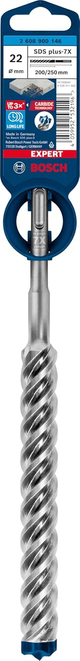 Bosch EXPERT SDS plus-7X Hammer Drill Bit 22 mm x 200 x 250 mm view 2