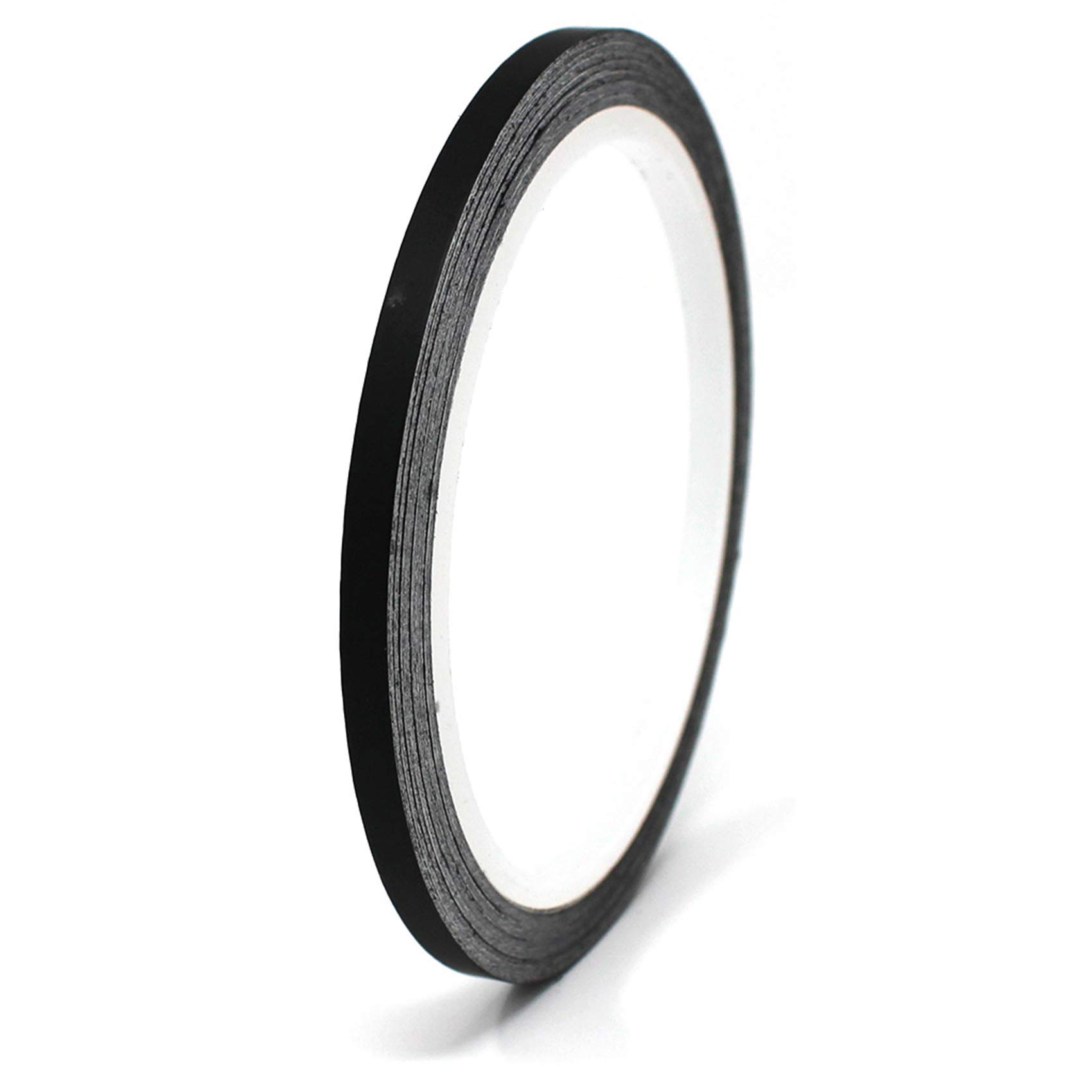 Finest Folia Vinyl Trim Stripe 33ft Tape Pinstriping Striping Sticker for Car Motorcycle Bike Truck Boat Decal for Crafting Handicrafts Model Making self-adhesive (Matt black, 0,157“)