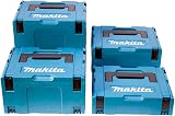 Makita Makpac Stackable Tool Box Set 4 Pc Types 1 2 3 4 Storage Cases view 2