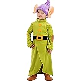 Disney Snow White Dopey Costume for Toddlers, Seven Dwarfs Cosplay & Dress-Up, Dwarf Halloween Outfit