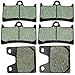 Front and Rear Kevlar Carbon Brake Pads for YAMAHA YZF R1 1998 1999 2000 2001