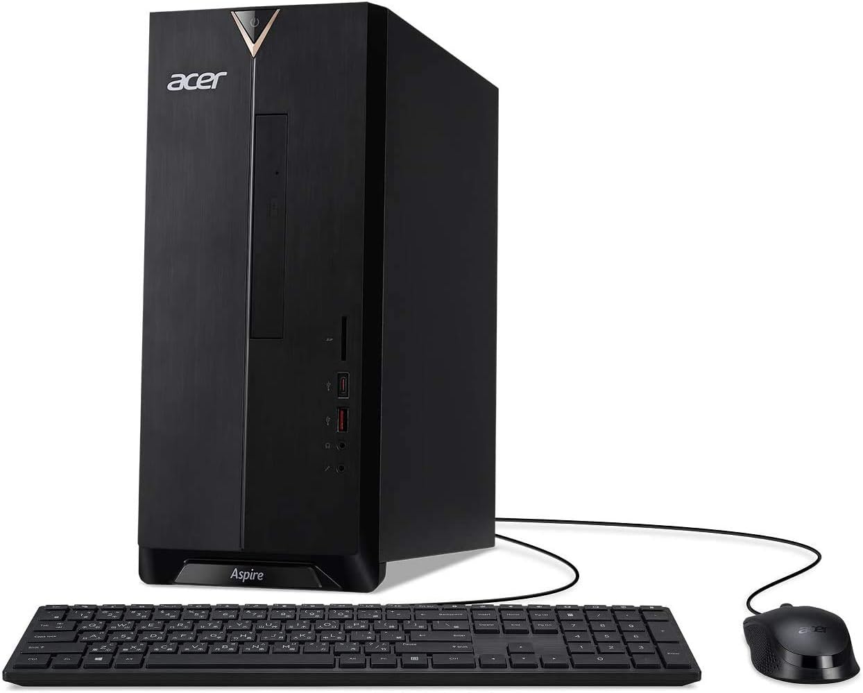 2021 Newest Acer Aspire TC885 Desktop Computer 9th Gen Intel Quad-Core i3-9100(Beat i5-8400) 8GB DDR4 256GB NVMe SSD + 1TB HDD 802.11AC HDMI VGA RJ-45 DVD USB Type C Windows 10 Pro w/RE Accessories