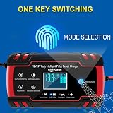 PROFIKLA 12V/24V 8A Smart Battery Charger with Repair Mode view 2