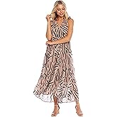 Mud Pie Womens Mud Pie Indy Womens Sleeveless Maxi Dress