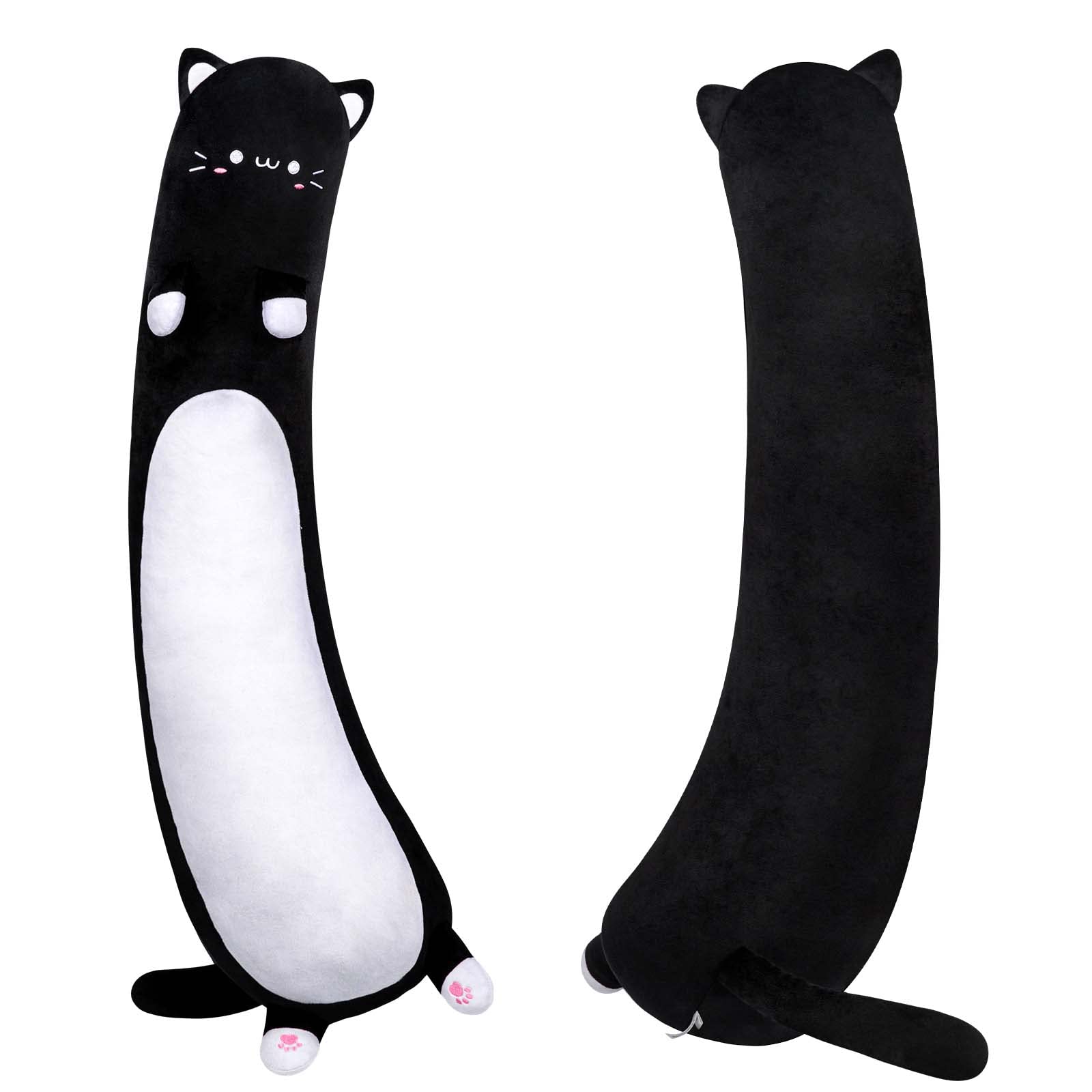 Cat Plushie Long Cat Plush Body Pillow - Extra-Long Stuffed Animal ...