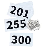 UISKOOPW Tyvek Race Bibs Running Numbers with