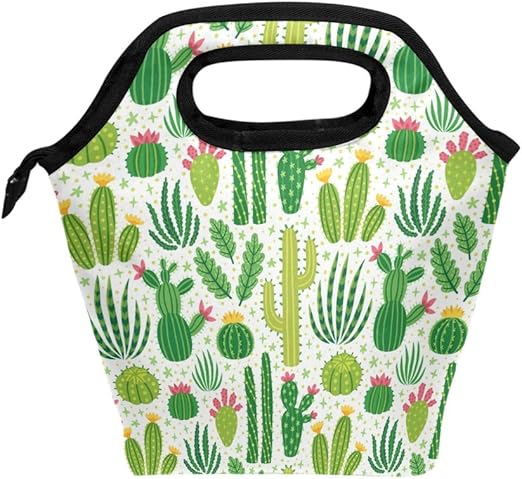 cactus lunch bag