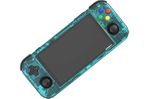 Retroid Pocket 3 Plus Retro Game Handheld Console, Retroid Pocket 3 Plus Android Retro Game Console Multiple Emulators Console Handheld 4.7 Inch 16:9 Display 4500mAh Battery Classic Games (Clear Blue)