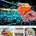 4 Pack Mini Foam Dart Toy Guns Foam Guns with 16 Small Size Foam Darts, Sport Party Favors Spring Powered Gun Kit for Kids (4 Pack Foam Guns)