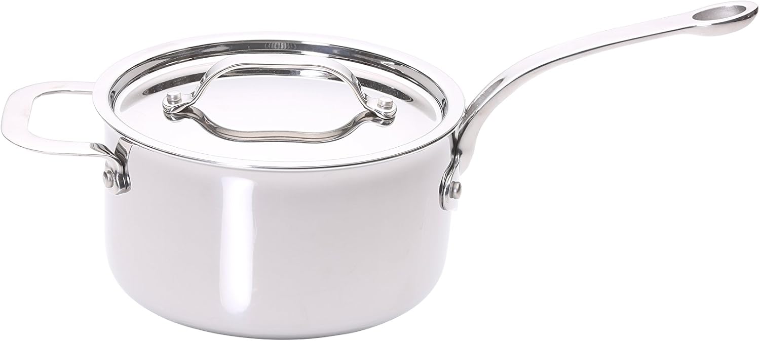 ProWare Stainless Steel Tri-Ply Cookware Set of 3 (16, 18, 20cm Saucepans), Silver, Variety Pack - Image 4